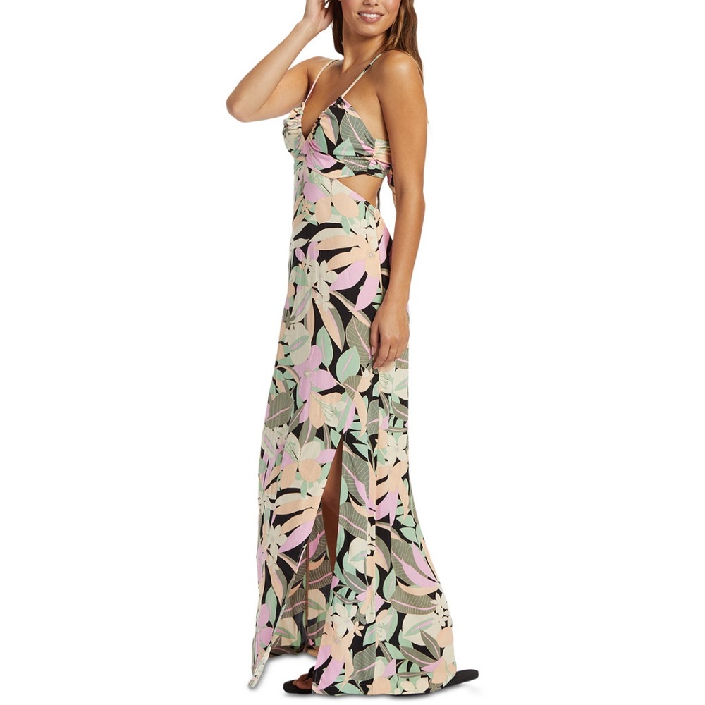 Roxy Tropical Print Maxi Skirt